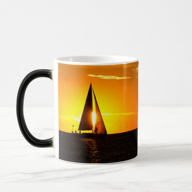 Sunset Sailing Color Morph Mug (Left)