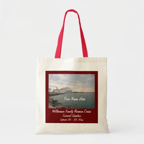Sunset Sailing Custom Cruise Swag Tote Bag