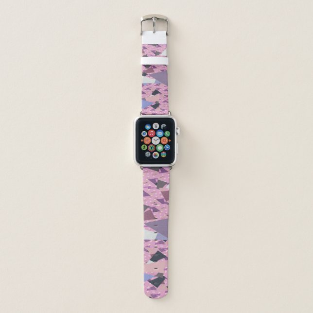 SUNSET SAILS ABSTRACT APPLE WATCH BAND (Front)