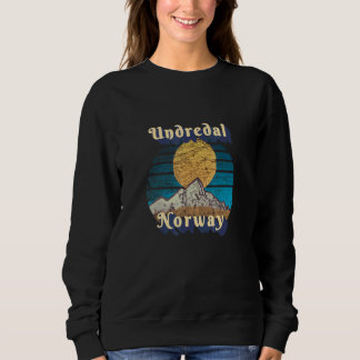 Sunset Scenes Undredal Norway Sweatshirt