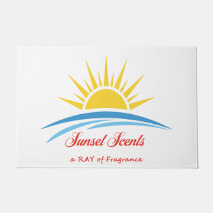 Sunset Scents Logo doormat