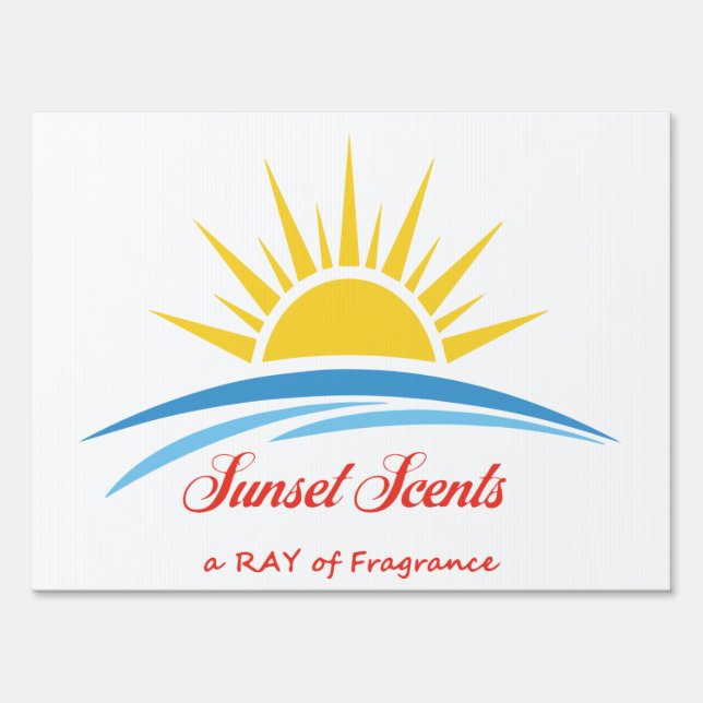 Sunset Scents Logo Sign (Front)