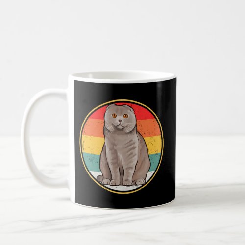 Sunset Scottish Fold Cat Coffee Mug