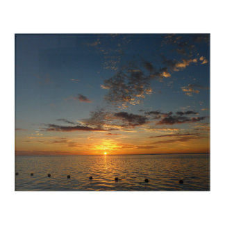 Sunset Sea Acrylic Print