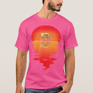 Sunset Sea Animals Hermit Crab Lover Hermit Crab T-Shirt