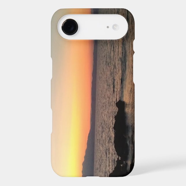 Sunset Sea Apple iPhone 7, Barely There Case-Mate iPhone Case (Back)