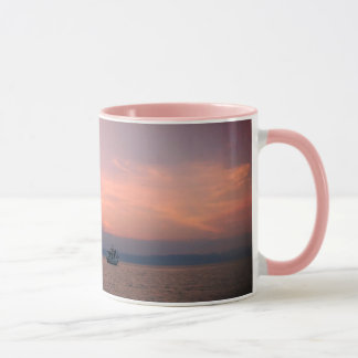 Sunset Sea Black 325 ml  Ringer Combo Mug
