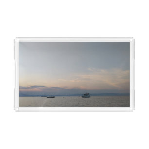 Sunset Sea Boats Custom Small Vanity Tray