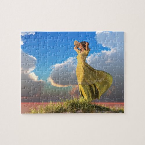 Sunset Sea Breeze Jigsaw Puzzle
