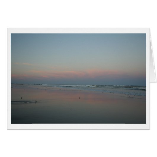 Sunset Sea Edge I Cards (Front Horizontal)