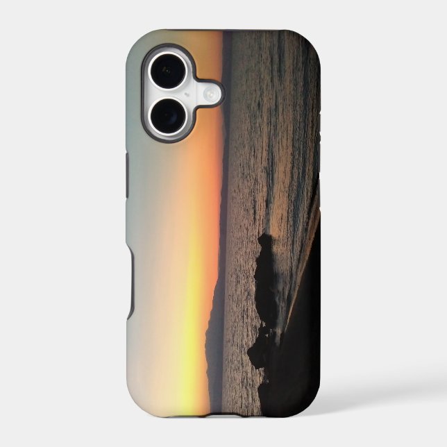 Sunset Sea iPhone SE + iPhone 5/5S, Barely There Case (Back)
