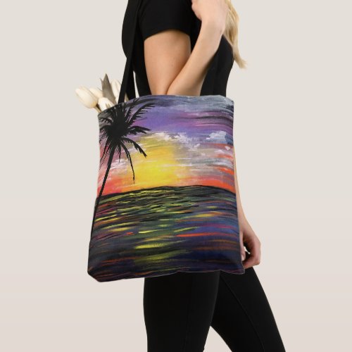 Sunset Sea Tote Bag