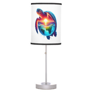 Sunset Sea Turtle Table Lamp