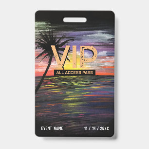 Sunset Sea VIP Badge