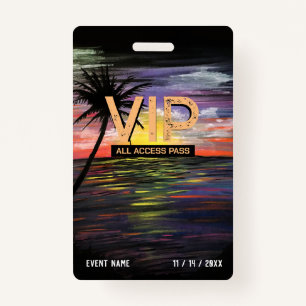 Sunset Sea VIP Badge