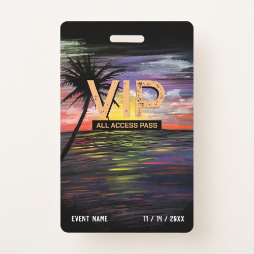 Sunset Sea VIP Badge