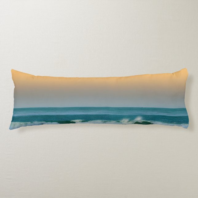 Sunset Seascape 45 Body Pillow (Front)