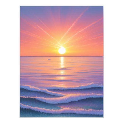  Sunset Serenade Over the Ocean Photo Print