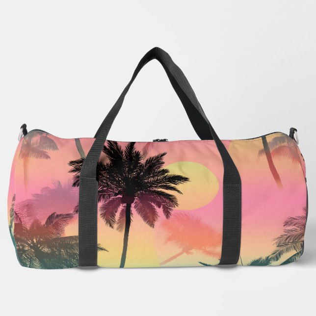 Sunset Serenade Travel  Duffle Bag (Front)