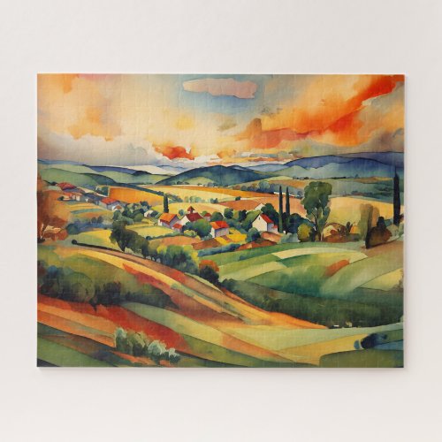 Sunset Serenade Valley Jigsaw Puzzle