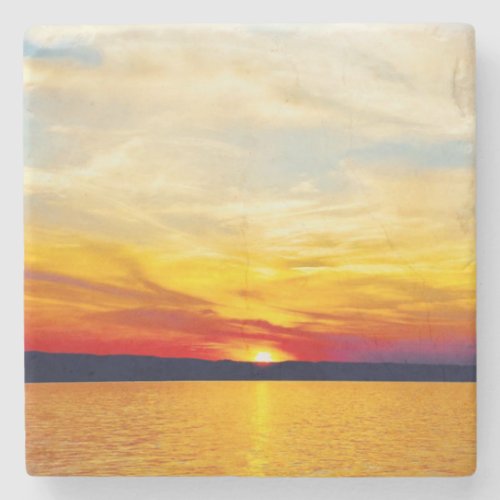 Sunset serenity Beautiful Sunset Stone Coaster