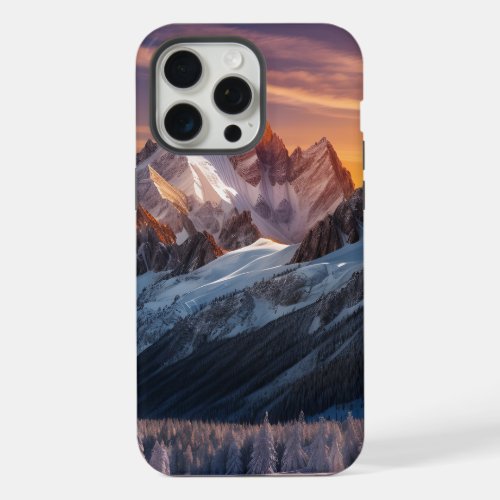 Sunset Series Mountainrange iPhone 15 Pro Max Case