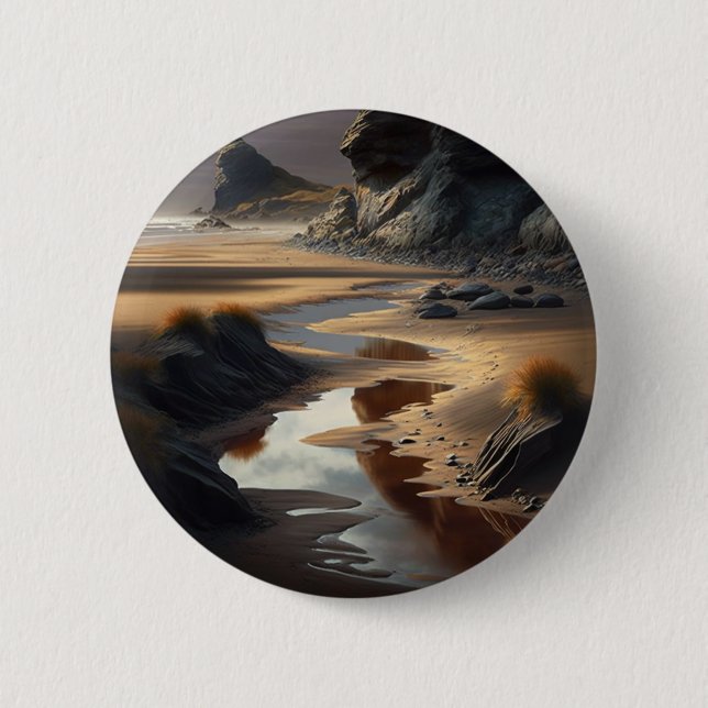 Sunset Shore Button (Front)