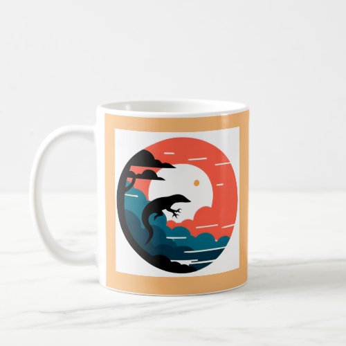 Sunset Silhouette Coffee Mug