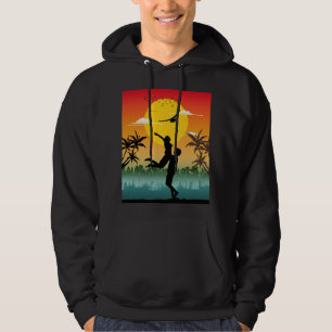 Sunset Silhouette Lover Summer Vibes Romantic Gift Hoodie