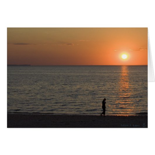 Sunset Silhouettes Cards (Front Horizontal)