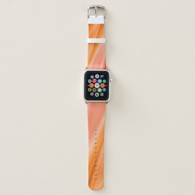 Sunset Silk Apple Watch Band (Front)