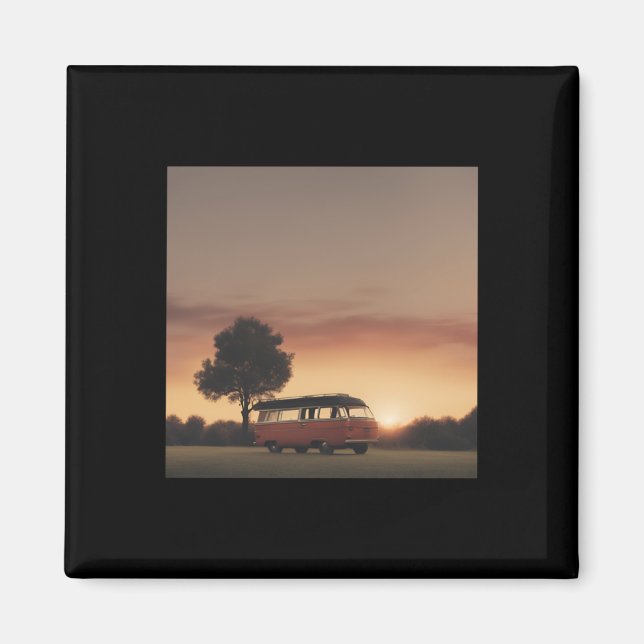 Sunset Simplicity Day. 2  Magnet (Front)