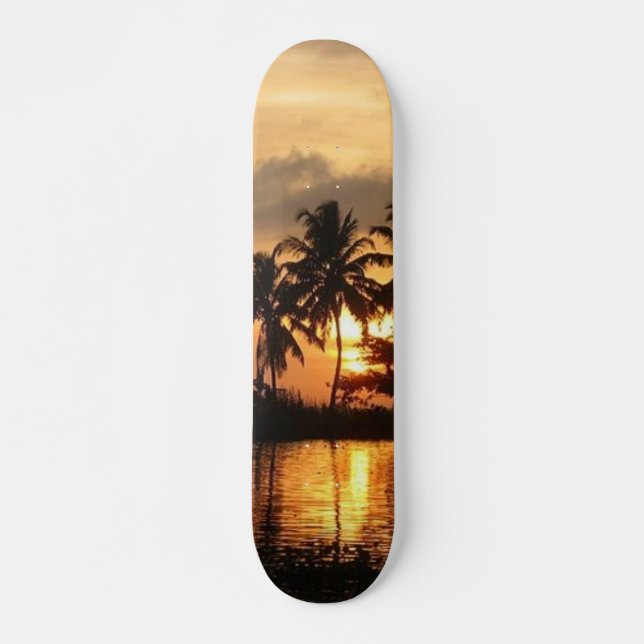 Sunset Skateboard Deck (Front)