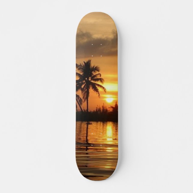 Sunset Skateboard Deck (Front)