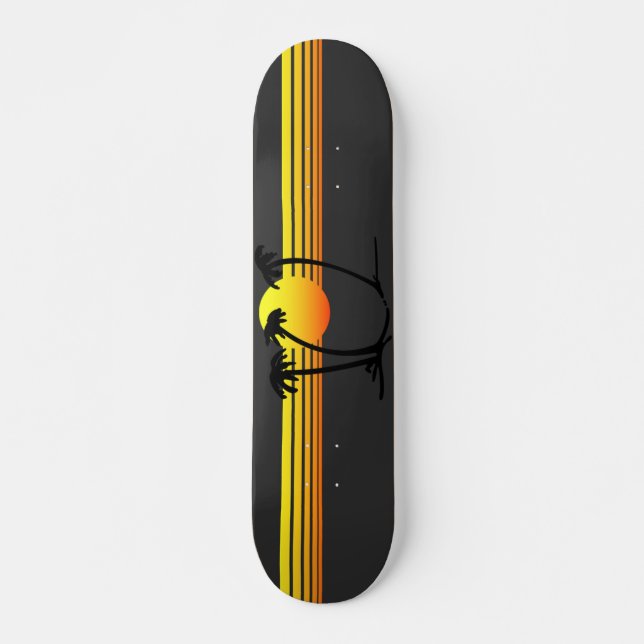 Sunset Skateboard Deck (Front)