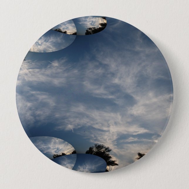 Sunset Skies Fractal Button (Front)