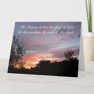 Sunset sky 2  card