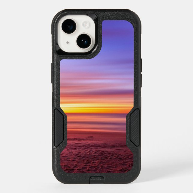 Sunset Sky over Beach and Sea Otterbox iPhone Case (Back)