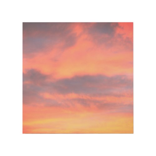 Sunset Sky Photo Landscape Christmas Gift Favor Gallery Wrap