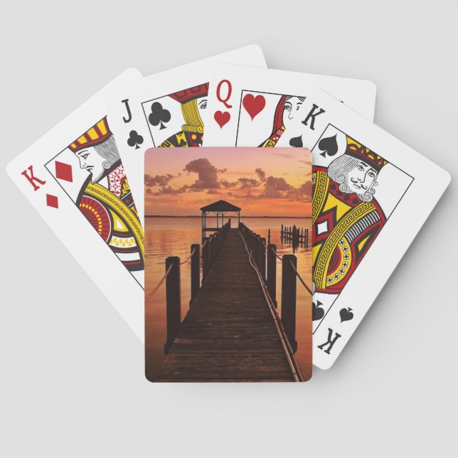 Sunset Sky Poker Cards (Back)