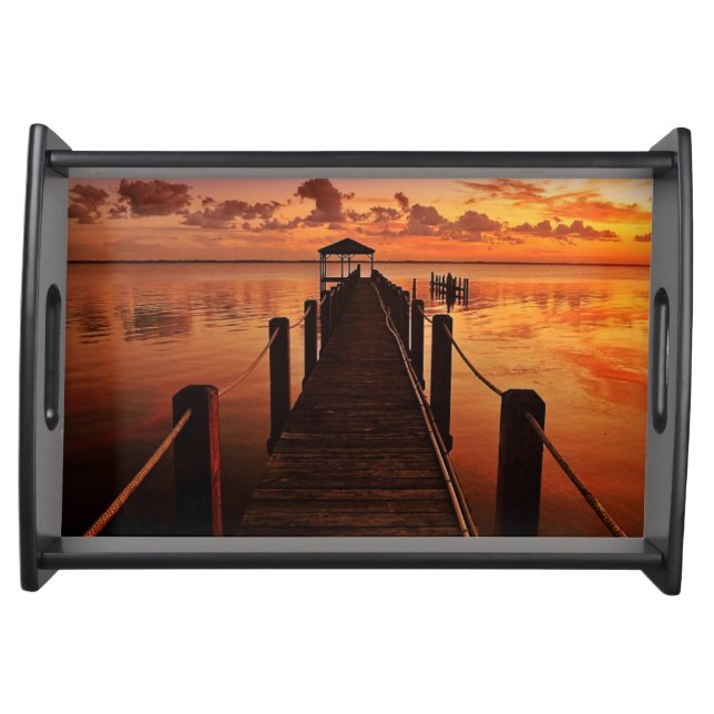 Sunset Sky Serving Tray (Front)