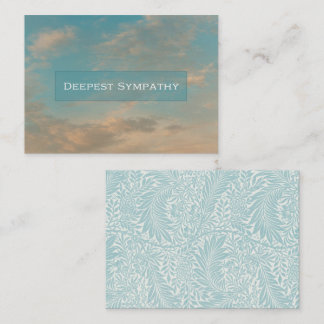 Sunset Sky Sympathy Enclosure Note Cards