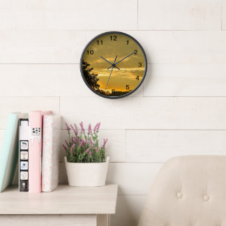 Sunset Sky Wall Clock - Timeless Beauty of Dusk