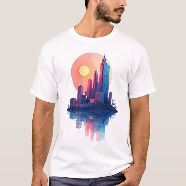 Sunset Skyline T-Shirt (Front)