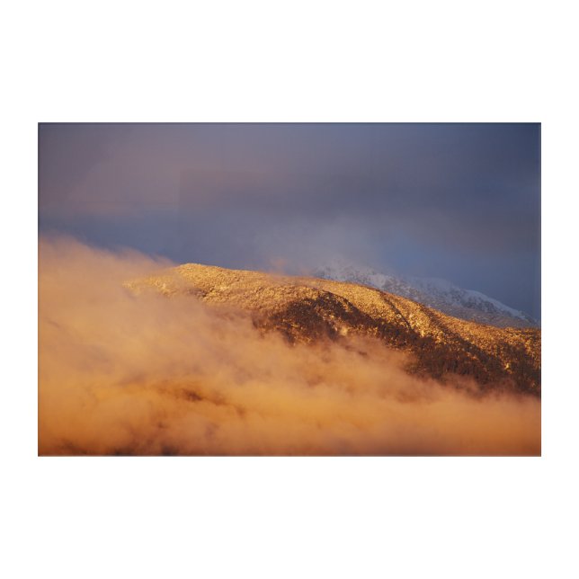 Sunset Snow Mount Bogong  Acrylic Print (Front)