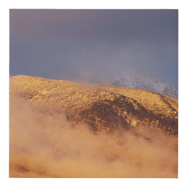 Sunset Snow Mount Bogong  Faux Canvas Print (Front)
