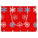 Sunset Snowflake Large Gift Bag