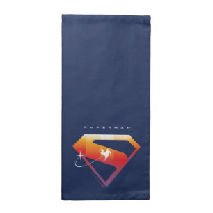 Sunset Soar Superman Shield Cloth Napkin