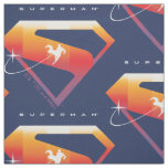 Sunset Soar Superman Shield Fabric