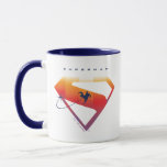 Sunset Soar Superman Shield Mug